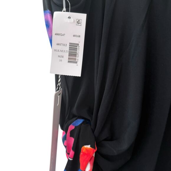 Magicsuit Flower Child Parker Black Floral Halter One Piece Swimsuit Size 10 - Picture 12 of 13